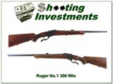Ruger No.1 V in rare 300 Win Mag collector cond Red Pad Pre-warning! - 1 of 4