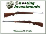 Winchester pre-64 Model 70 270 Win made in 1954 top collector! - 1 of 4