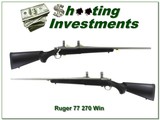 Ruger 77 Stainless All-weather Hawkeye in 270 Winchester