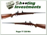 Ruger 77 Tang Safety Red Pad 338 Win Mag!