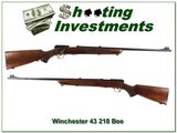 Winchester Model 43 Deluxe in 218 Bee top collector!