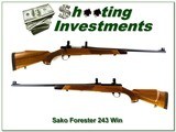 Sako Forester Deluxe 243 win MINT collector! - 1 of 4