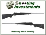 Weatherby Mark V 340 Wthy Mag 26in As New Cond!