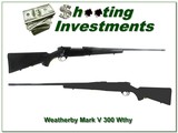 Weatherby Mark V 300 Wthy Mag 26in barrel Exc Cond!