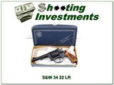 Smith & Wesson 34-1 22 LR 4in unfired in box collector!