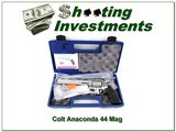 Colt Anaconda polished stainless 8 in new in case 44 Mag! - 1 of 4