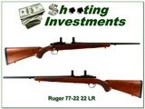 Ruger 77-22 22LR Exc Cond - 1 of 4