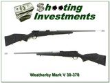 Weatherby Mark V Accumark 30-378 long rang big game gun! - 1 of 4