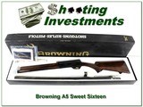 Browning A5 Sweet Sixteen unfired in box 26in VR! - 1 of 4