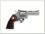 Colt Python polished stainless walnut 4.25in new in case 357 Mag! - 2 of 4
