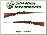 Ruger 77 Lightweight 308 Win Red Pad 20in hard to find! - 1 of 4