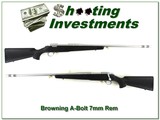 Browning A-Bolt II Left Handed 7mm Rem Stainless with BOSS!
