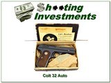 Colt 1903 .32 Pocket Auto HIGH CONDITION 1928 in BOX