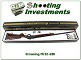 Browning Model 78 22-250 in box! - 1 of 4