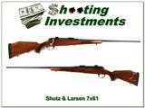 Schultz & Larsen Model 60 in 7x61 Sharpe & Hart /w dies, brass and ammo