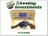 Smith & Wesson 38 Military & Police pre war frame unfired in box