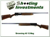 Browning A5 72 Belgium Magnum 12 Ga 30in Vent Rib Exc Cond!