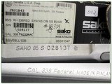Sako 85 Stainless in rare 338 Federal unfired in box! - 4 of 4