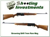Browning BAR Grade II 68 Belgium 7mm Rem Mag Blond!