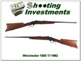 Winchester 1885 Limited Edition case colored RARE 17 Mach 2 (17HM2)
