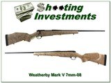 Weatherby Mark V Ultra Lightweight 7mm-08 Exc Cond! - 1 of 4