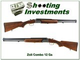 Angelo Zoli Combination Gun 12 Ga over 6.5x55 Exc Cond