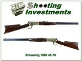 Browning 1886 High Grade Rifle 26in Octagonal barrel 45-70 - 1 of 4