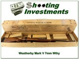 Weatherby Mark V Deluxe 7mm Wthy 1962 German made in box!!!