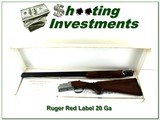 Ruger Red Label 20 Ga hard to find 30in barrels LNIB!