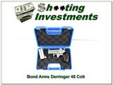 Bond Arm Texas Defender Derringer 45 Colt 410 & 22 Mag !