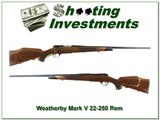 Weatherby Mark V Varmintmaster German 22-250 Exc Cond! - 1 of 4