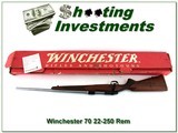 Winchester 70 Light weight rare 22-250 stainless barrel ANIB - 1 of 4