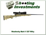 Weatherby Mark V 257 Wthy with Vortex 6-24 scope