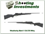 Weatherby Mark V Accumark 30-378 long range big game gun! for sale