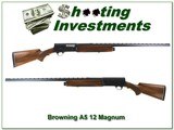 Browning A5 1972 Belgium made Magnum 12 Ga 32in VR very nice! - 1 of 4