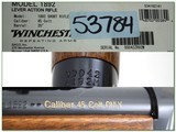 Winchester 1892 Short Rifle in 45 Colt ANIB! - 4 of 4