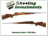 Weatherby Mark V Deluxe German 300 Wthy Exc Cond!