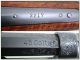 US Firearms Custom Engraved Colt Lightning 45 LC as new! - 4 of 4