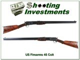 US Firearms Custom Engraved Colt Lightning 45 LC as new!