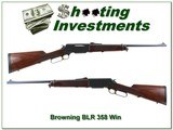 Browning BLR 1989 made steel receiver 358 Win! - 1 of 4
