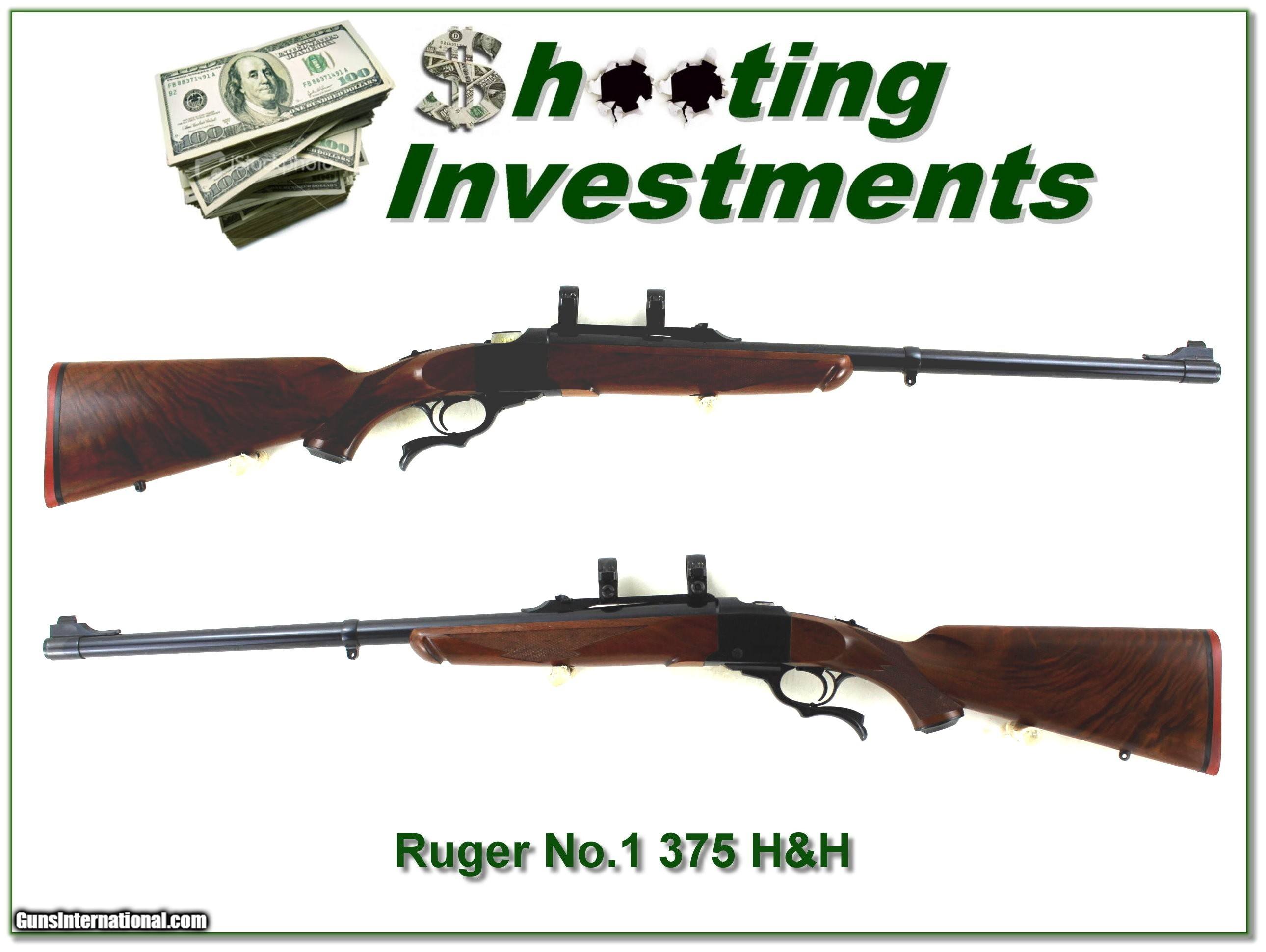 Ruger No.1 A Tropical 375 H&H Pre-Warning XXX Wood for sale