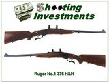 Ruger No.1 A Tropical 375 H&H Pre-Warning XXX Wood