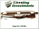 Ruger No.1 Sportier Red Pad in 338 Win Mag unfired in box! - 1 of 4