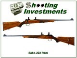 Sako Riihimaki early 222 Remington nice wood!
