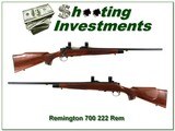 Remington 700 BDL in hard to find 222 Rem Exc Cond!