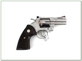 Colt Python polished stainless walnut 3in new in case 357 Mag! - 2 of 4