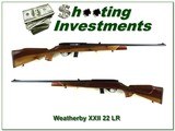 Weatherby XXII 22LR mint XX Unique wood collector! - 1 of 4