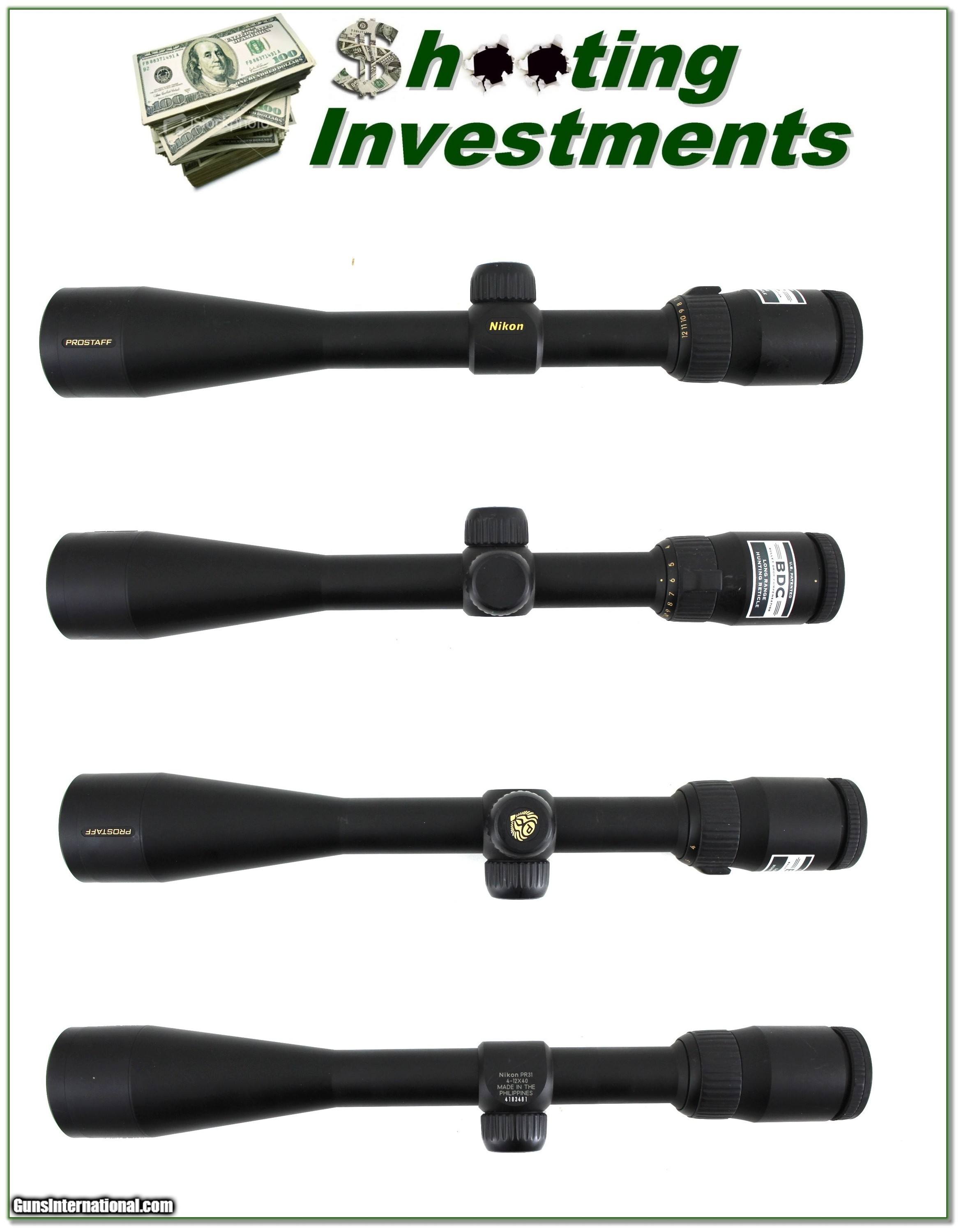 Nikon Prostaff 4-12 X 40mm Prostaff BDC Long Range as new