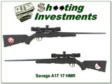 Savage A17 in 17 HMR with high-end Nikon rimfire scope and 4 mags