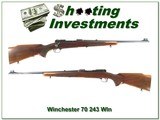 Winchester 70 Featherweight pre-64 243 Win made in 1957 collector condition!
